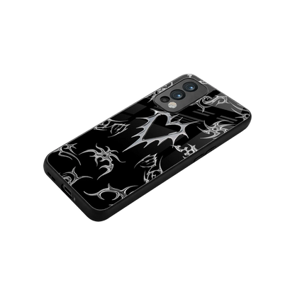 Metallic Love stylish phone case for oneplus nord 2 | glossy glass and slim fit