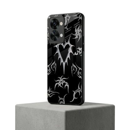 Metallic Love oneplus nord 2t mobile cover | shockproof glass phone case