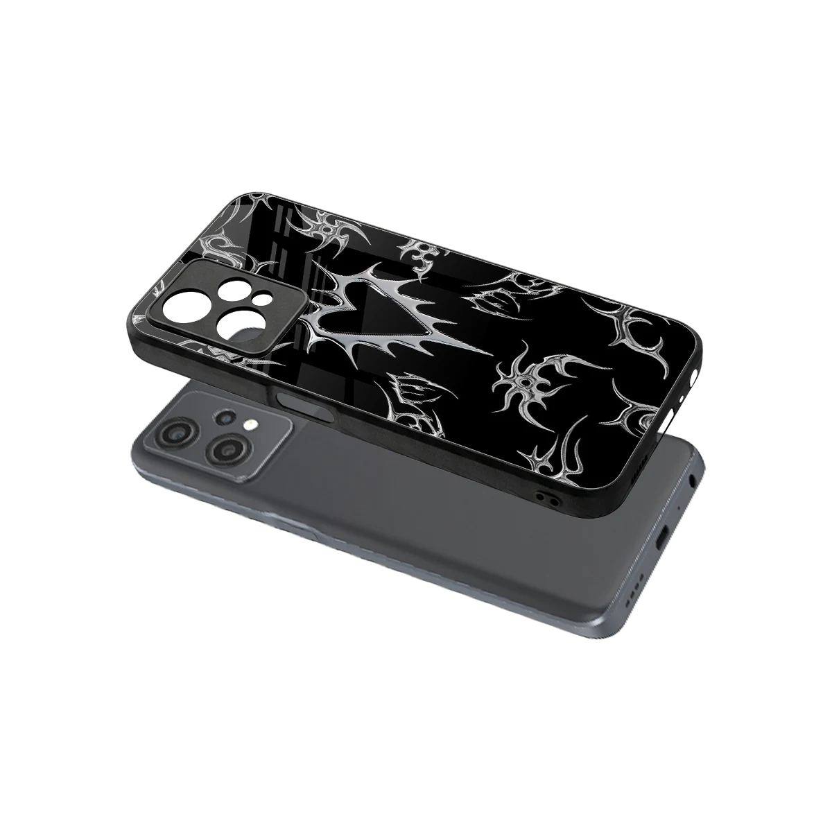 Metallic Love sleek oneplus nord ce 2 lite cover with tempered glass back and TPU edges