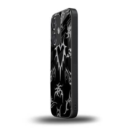 Metallic Love oneplus nord ce 3 mobile cover | shockproof glass phone case