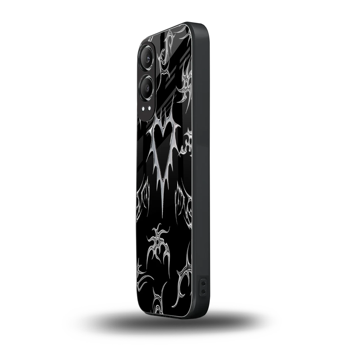 Metallic Love oneplus nord ce 4 lite mobile cover | shockproof glass phone case