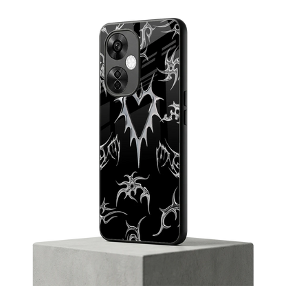 Metallic Love oneplus nord ce 3 lite mobile cover | shockproof glass phone case