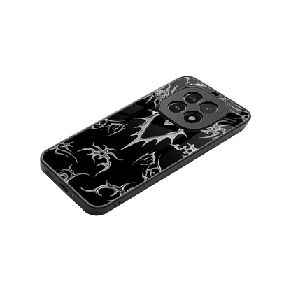 Metallic Love stylish phone case for oppo f29 5g | glossy glass and slim fit