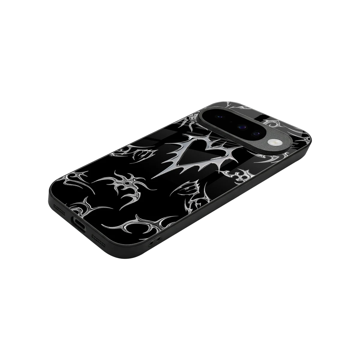 Metallic Love stylish phone case for google pixel 10 | glossy glass and slim fit