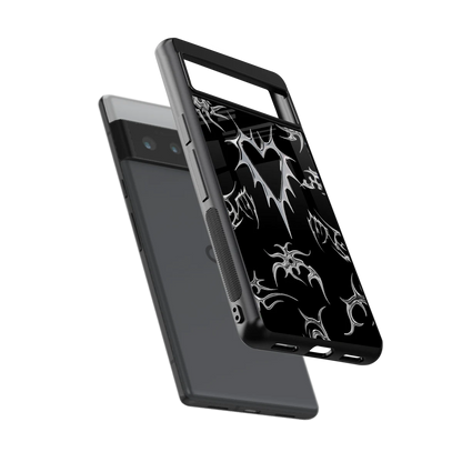 Metallic Love sleek google pixel 6 pro cover with tempered glass back and TPU edges