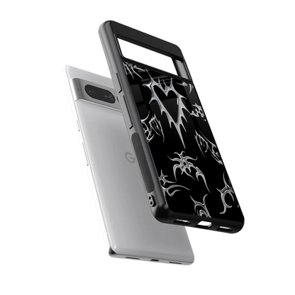 Metallic Love sleek google pixel 7 pro cover with tempered glass back and TPU edges