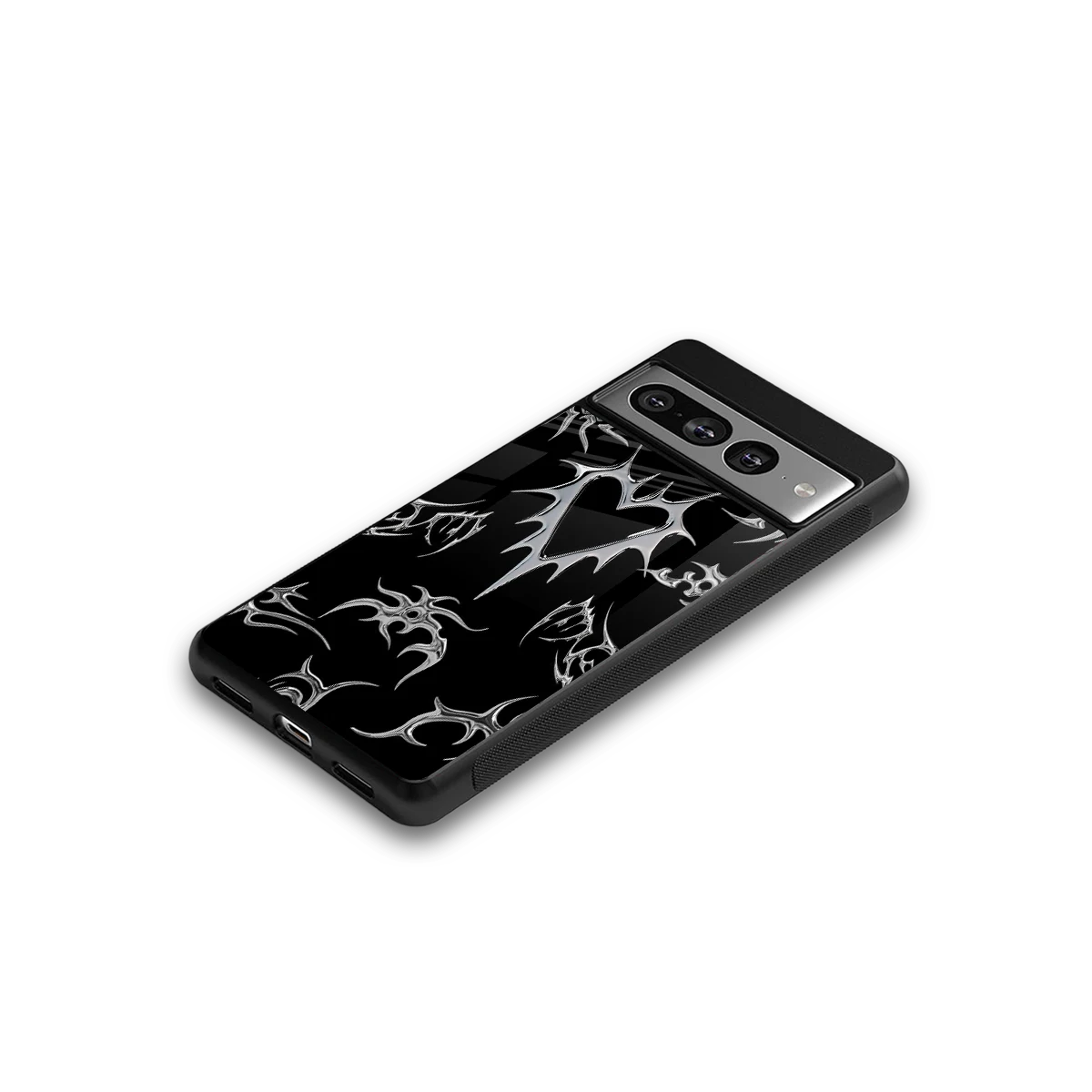 Metallic Love google pixel 7 pro mobile cover | shockproof glass phone case
