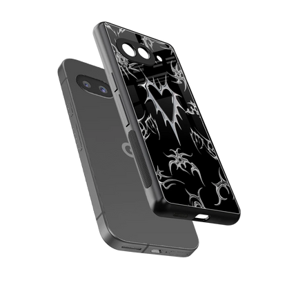 Metallic Love sleek google pixel 10a cover with tempered glass back and TPU edges