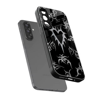 Metallic Love sleek samsung galaxy a36 5g cover with tempered glass back and TPU edges