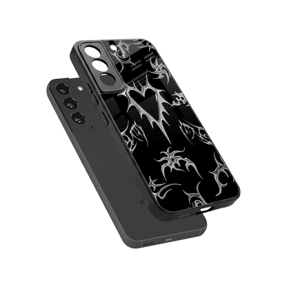 Metallic Love sleek samsung galaxy s22 cover with tempered glass back and TPU edges