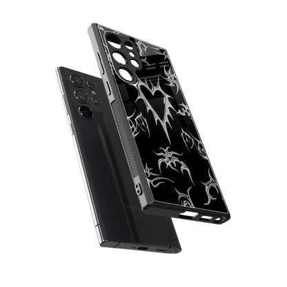 Metallic Love sleek samsung galaxy s23 ultra cover with tempered glass back and TPU edges