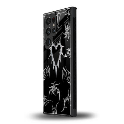 Metallic Love samsung galaxy s23 ultra mobile cover | shockproof glass phone case