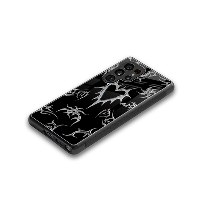 Metallic Love stylish phone case for samsung galaxy s25 ultra | glossy glass and slim fit