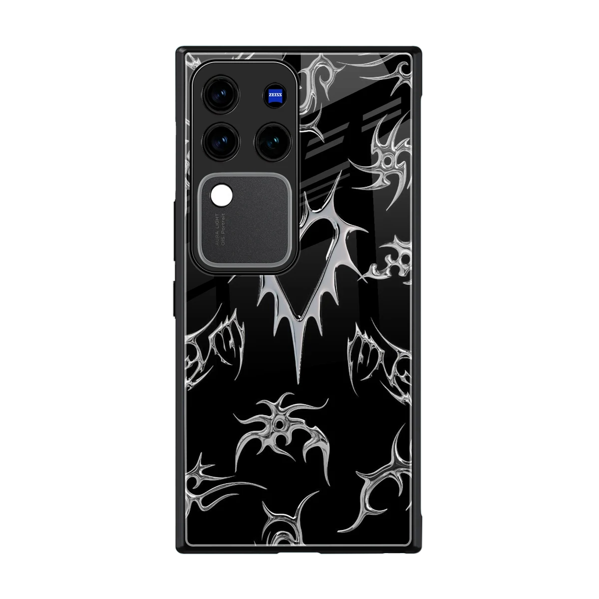 Metallic Love back phone cover | glass case forvivo v30 pro