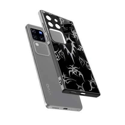 Metallic Love sleekvivo v30 pro cover with tempered glass back and TPU edges