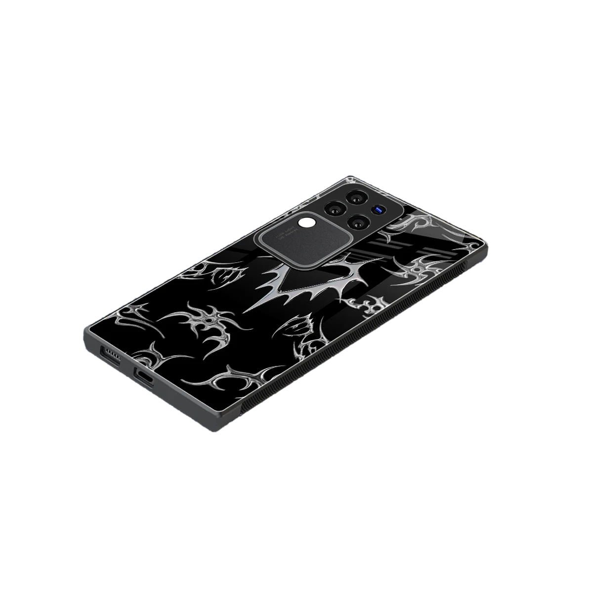 Metallic Love stylish phone case forvivo v30 pro | glossy glass and slim fit