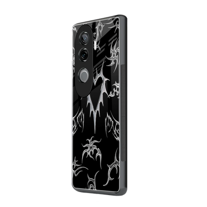 Metallic Love vivo v40e mobile cover | shockproof glass phone case