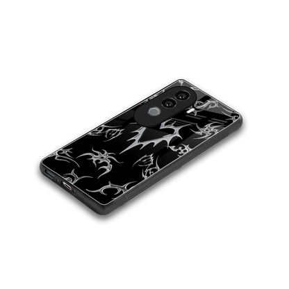 Metallic Love stylish phone case for vivo v40e | glossy glass and slim fit