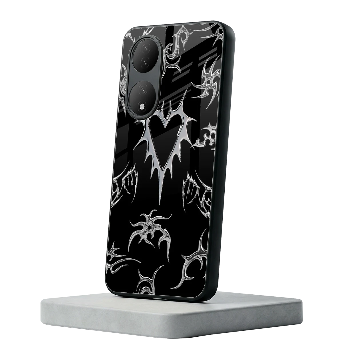 Metallic Love Vivo-y100 mobile cover | shockproof glass phone case