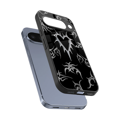 Metallic Love sleek google pixel 10 cover with tempered glass back and TPU edges