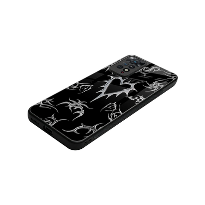 Metallic Love stylish phone case for redmi note 11 pro | glossy glass and slim fit