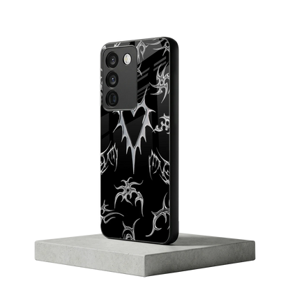 Metallic Love vivo y200 5g mobile cover | shockproof glass phone case