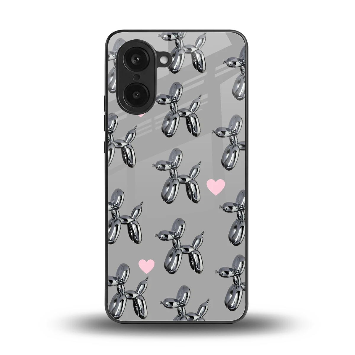 Metallic Pup back phone cover | glass case for oneplus nord ce5 5g