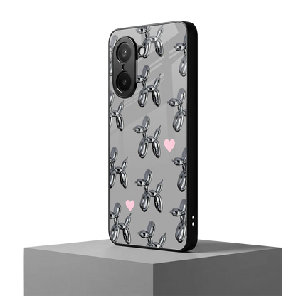 Metallic Pup oneplus nord ce5 5g mobile cover | shockproof glass phone case