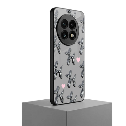 Metallic Pup oneplus 13 mobile cover | shockproof glass phone case