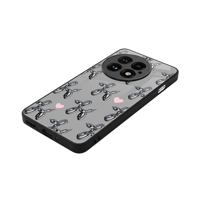 Metallic Pup stylish phone case for oneplus 13 | glossy glass and slim fit