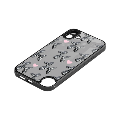 Metallic Pup stylish phone case for cmf nothing phone 1 | glossy glass and slim fit