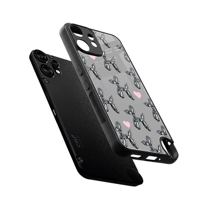 Metallic Pup sleek cmf nothing phone 2 pro cover with tempered glass back and TPU edges