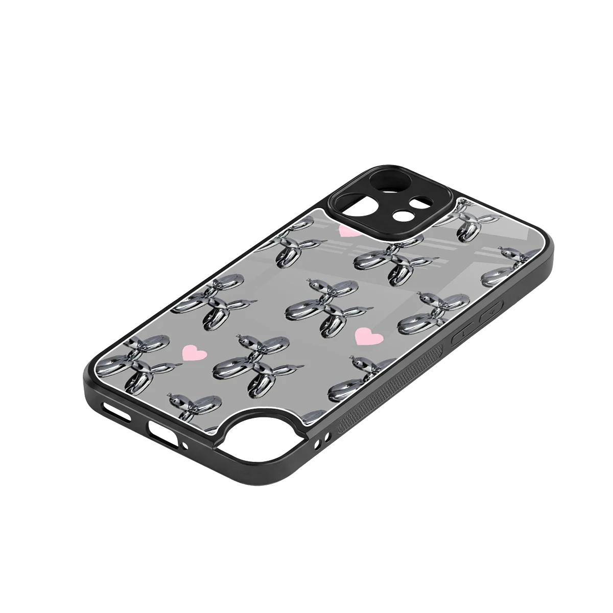Metallic Pup stylish phone case for cmf nothing phone 2 pro | glossy glass and slim fit