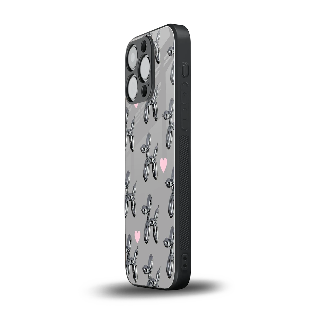 Metallic Pup iphone 13 pro mobile cover | shockproof glass phone case