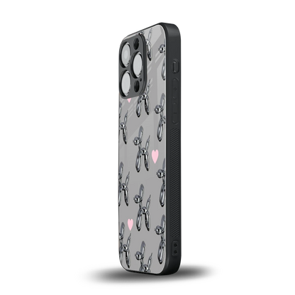 Metallic Pup iphone 13 pro mobile cover | shockproof glass phone case