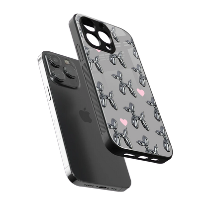 Metallic Pup sleek iphone 15 pro max cover with tempered glass back and TPU edges