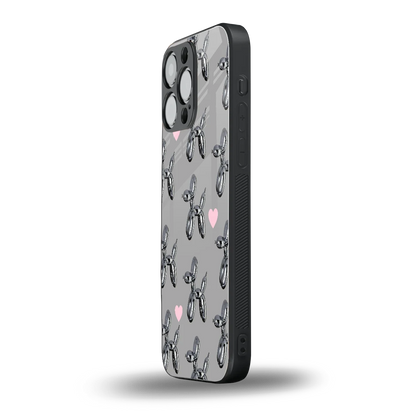 Metallic Pup iphone 16 pro max mobile cover | shockproof glass phone case