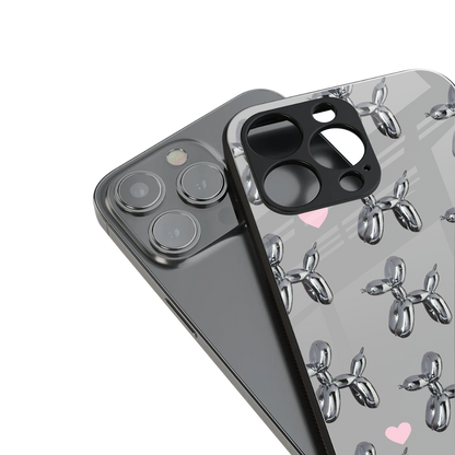 Metallic Pup Phone Case for Iphone 16 | Glass Case