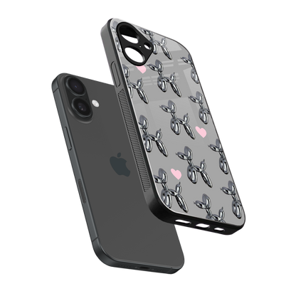 Metallic Pup Phone Case for Iphone 16 | Glass Case