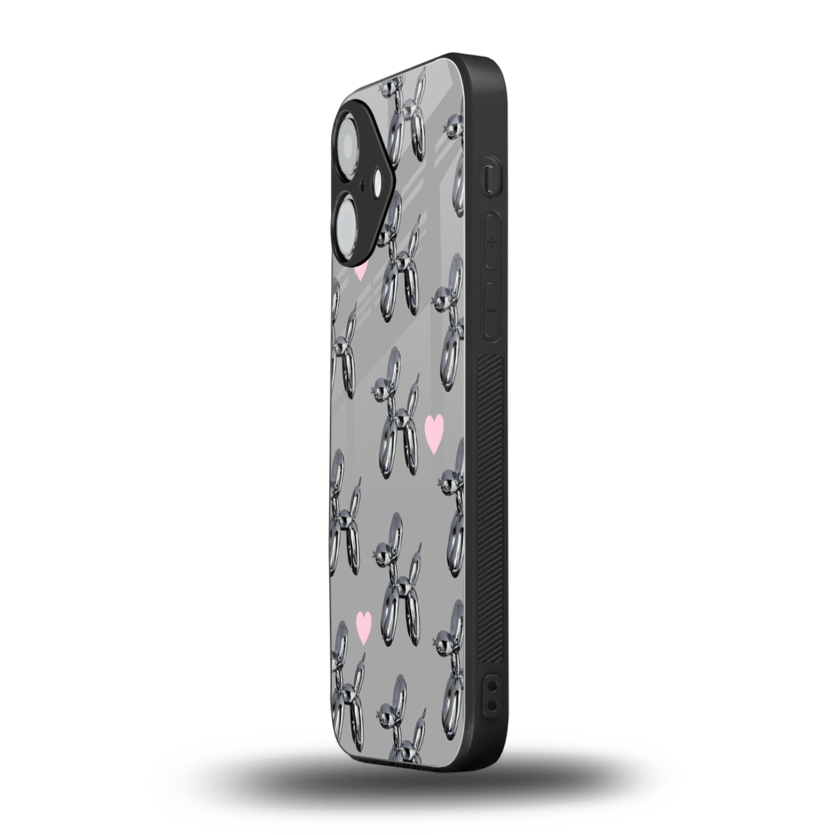 Metallic Pup Phone Case for Iphone 16 | Glass Case