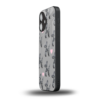 Metallic Pup Phone Case for Iphone 16 | Glass Case