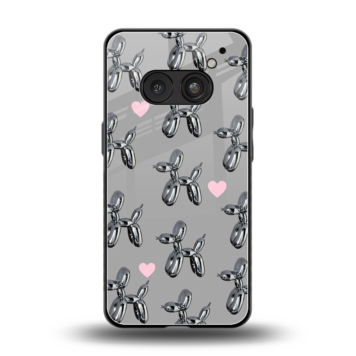 Metallic Pup back phone cover | glass case for nothing phone 2a