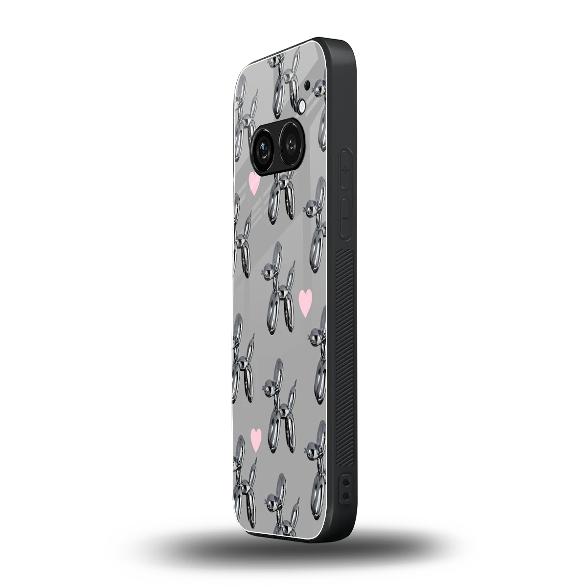 Metallic Pup nothing phone 2a mobile cover | shockproof glass phone case