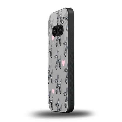 Metallic Pup nothing phone 2a mobile cover | shockproof glass phone case