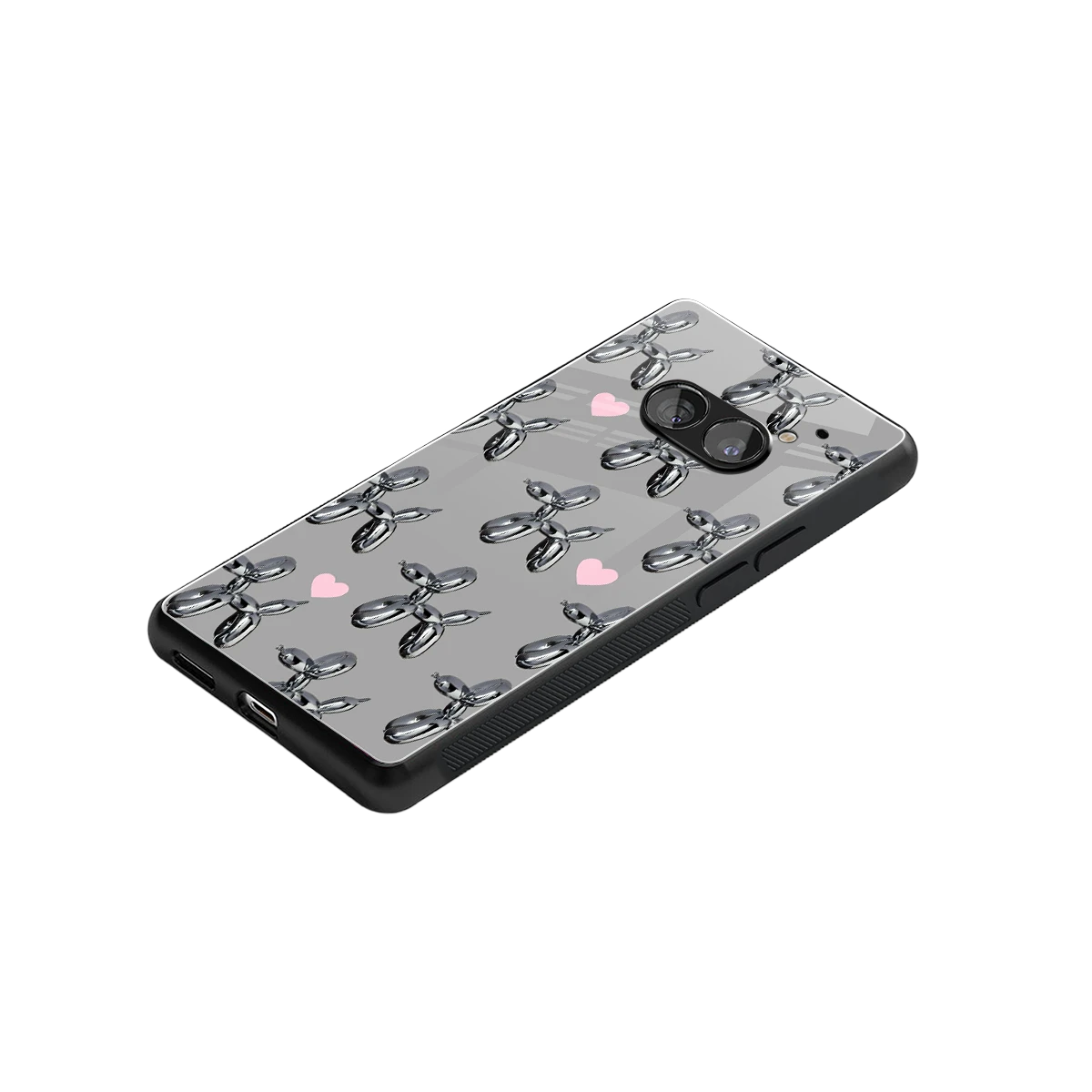 Metallic Pup stylish phone case for nothing phone 2a | glossy glass and slim fit