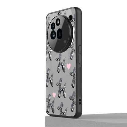Metallic Pup nothing phone 3a pro mobile cover | shockproof glass phone case