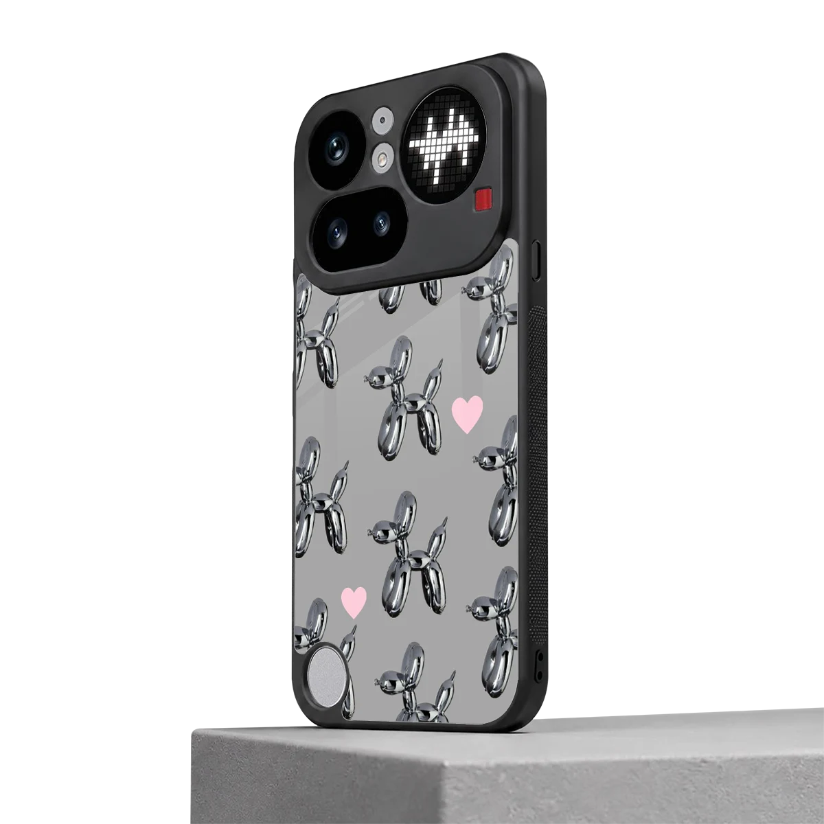 Metallic Pup nothing phone 4a pro mobile cover | shockproof glass phone case