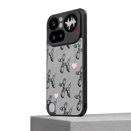 Metallic Pup nothing phone 4a pro mobile cover | shockproof glass phone case