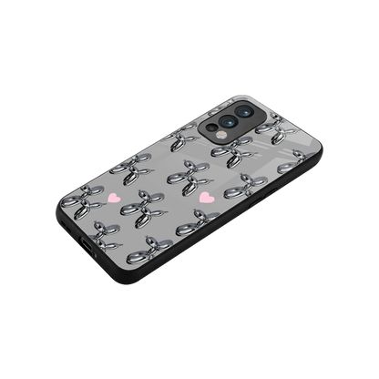 Metallic Pup stylish phone case for oneplus nord 2 | glossy glass and slim fit