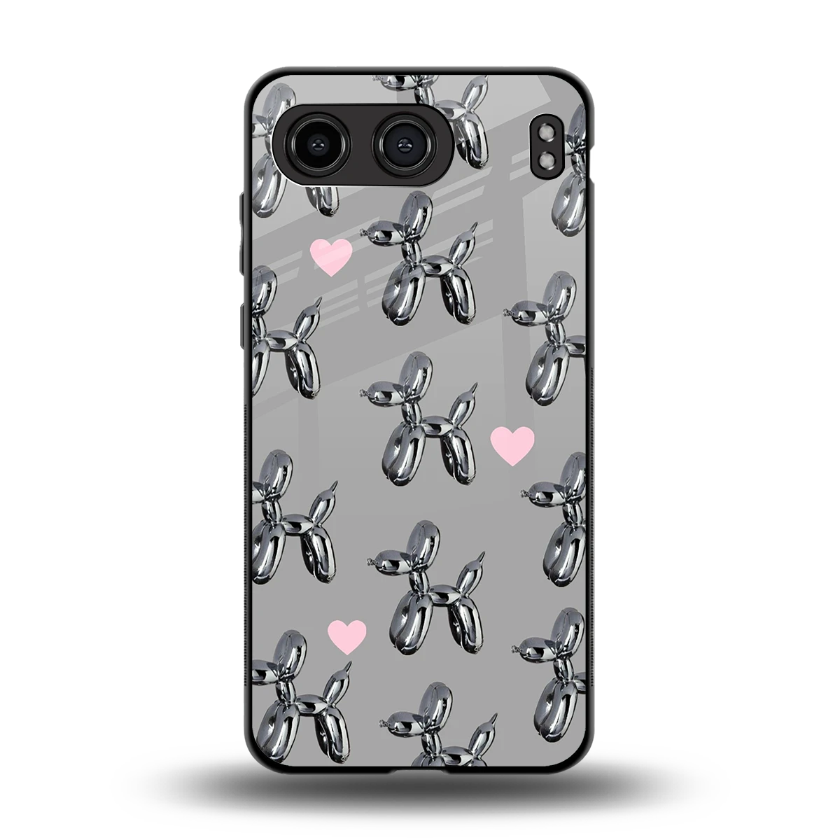 Metallic Pup back phone cover | glass case for oneplus nord 4